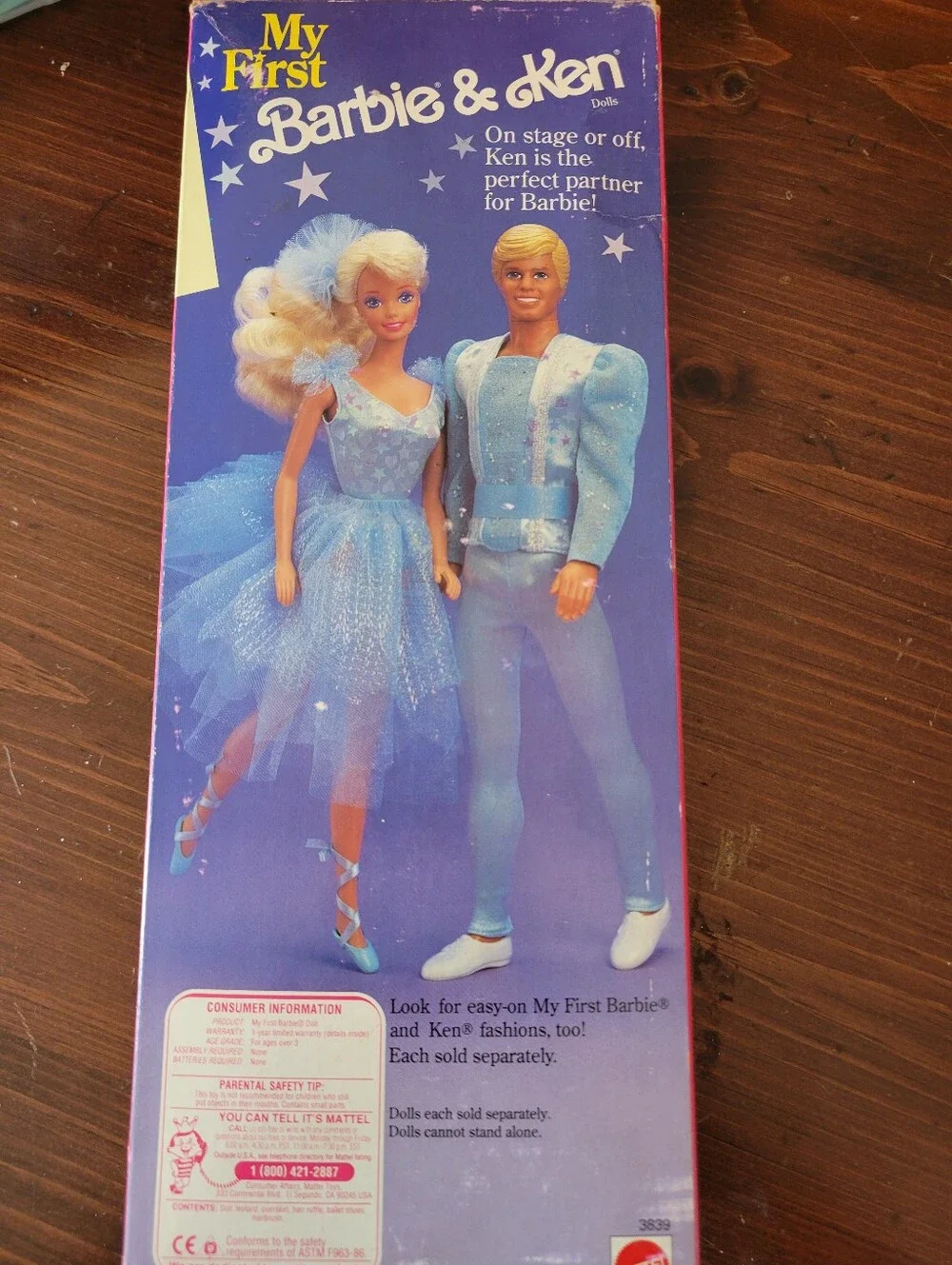 1991 My First Barbie Glittering Ballerina!